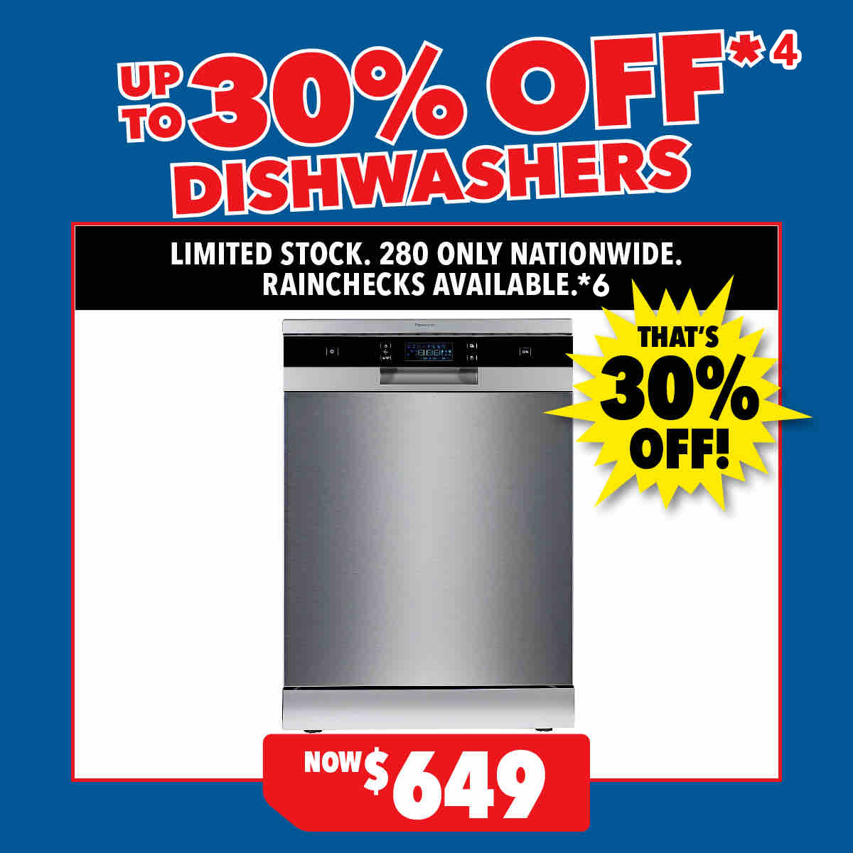 Panasonic 14 Place Setting Dishwasher