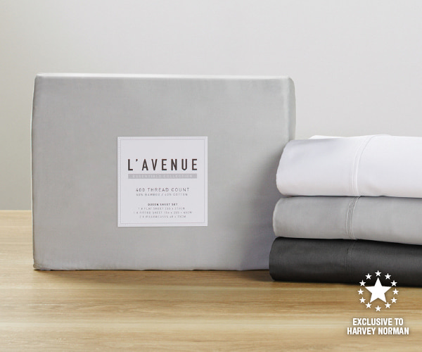 400TC Bamboo Cotton Sheet Set by L'Avenue