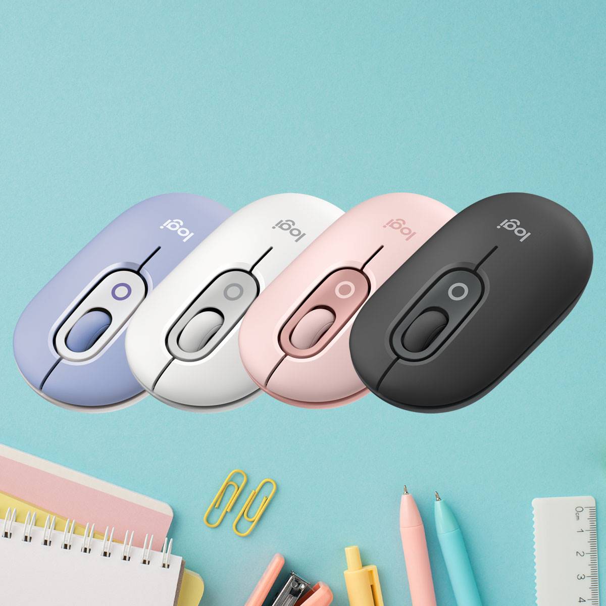 Logitech POP Wireless Mouse with Customisable Button