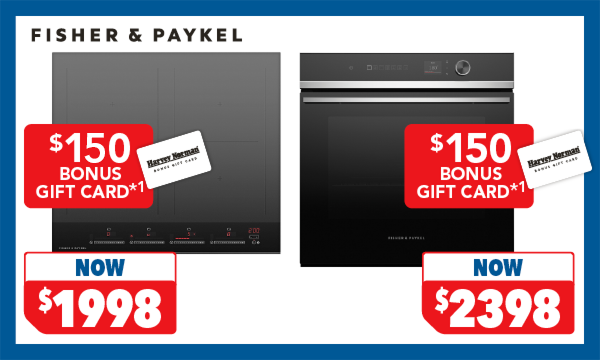 Fisher & Paykel 60cm Induction Cooktop & 60cm Built-In Pyrolytic Oven