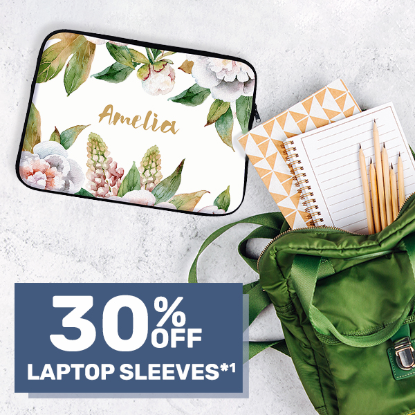 30% off Laptop Sleeves*¹