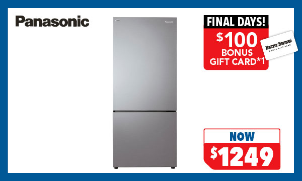 Panasonic 380L Bottom Mount Fridge Freezer