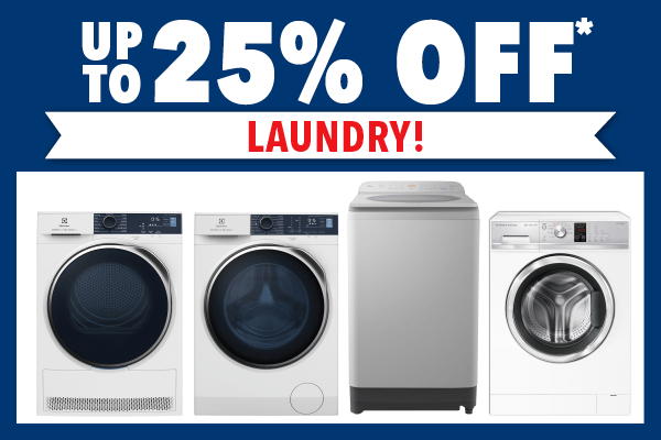 Up to 25% Off* Laundry