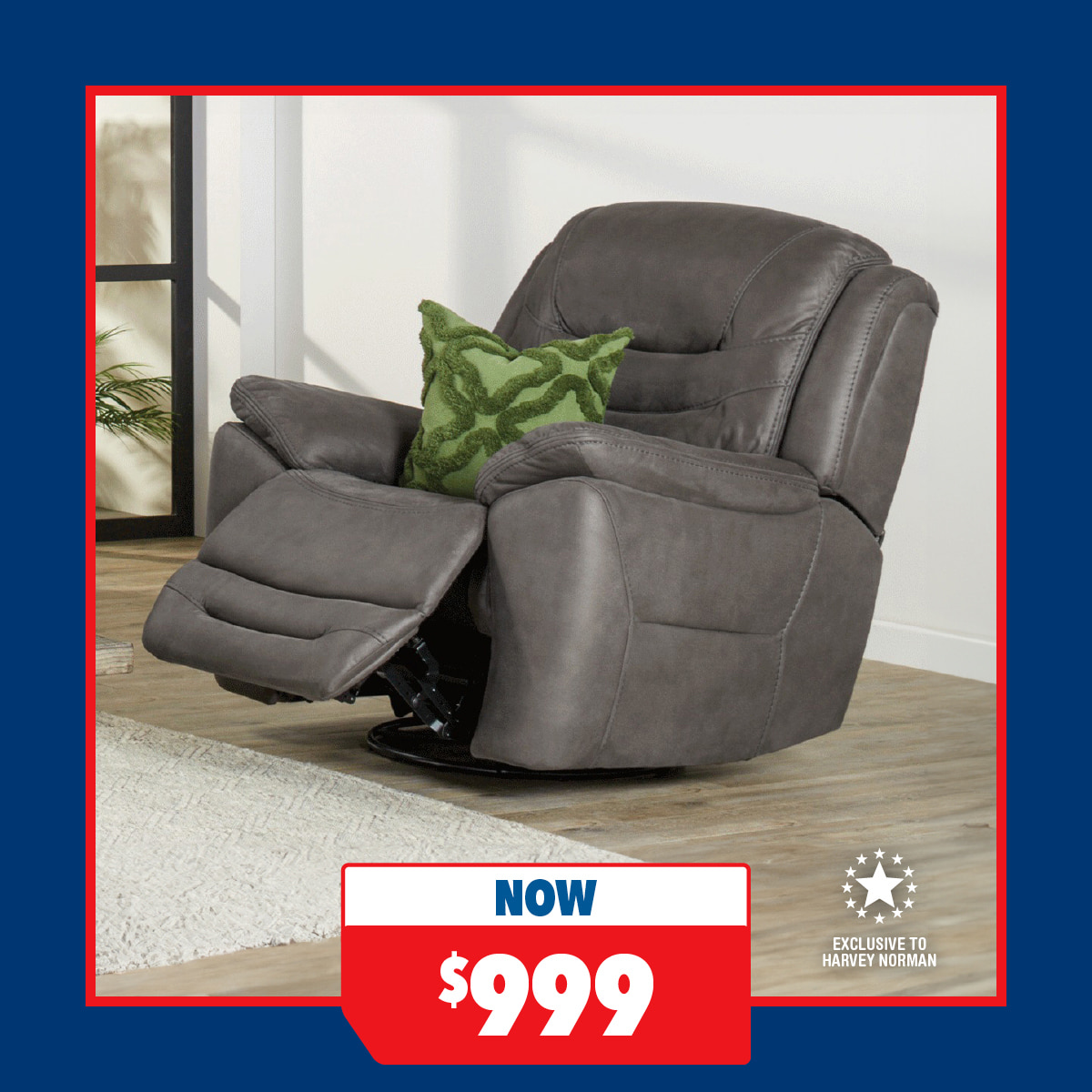 'Bundaberg' Fabric Electric Recliner Chair