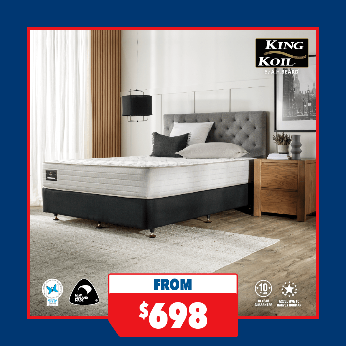 King Koil Queen Mattresses from $698