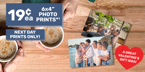 19c ea 6x4" Photo Prints*¹