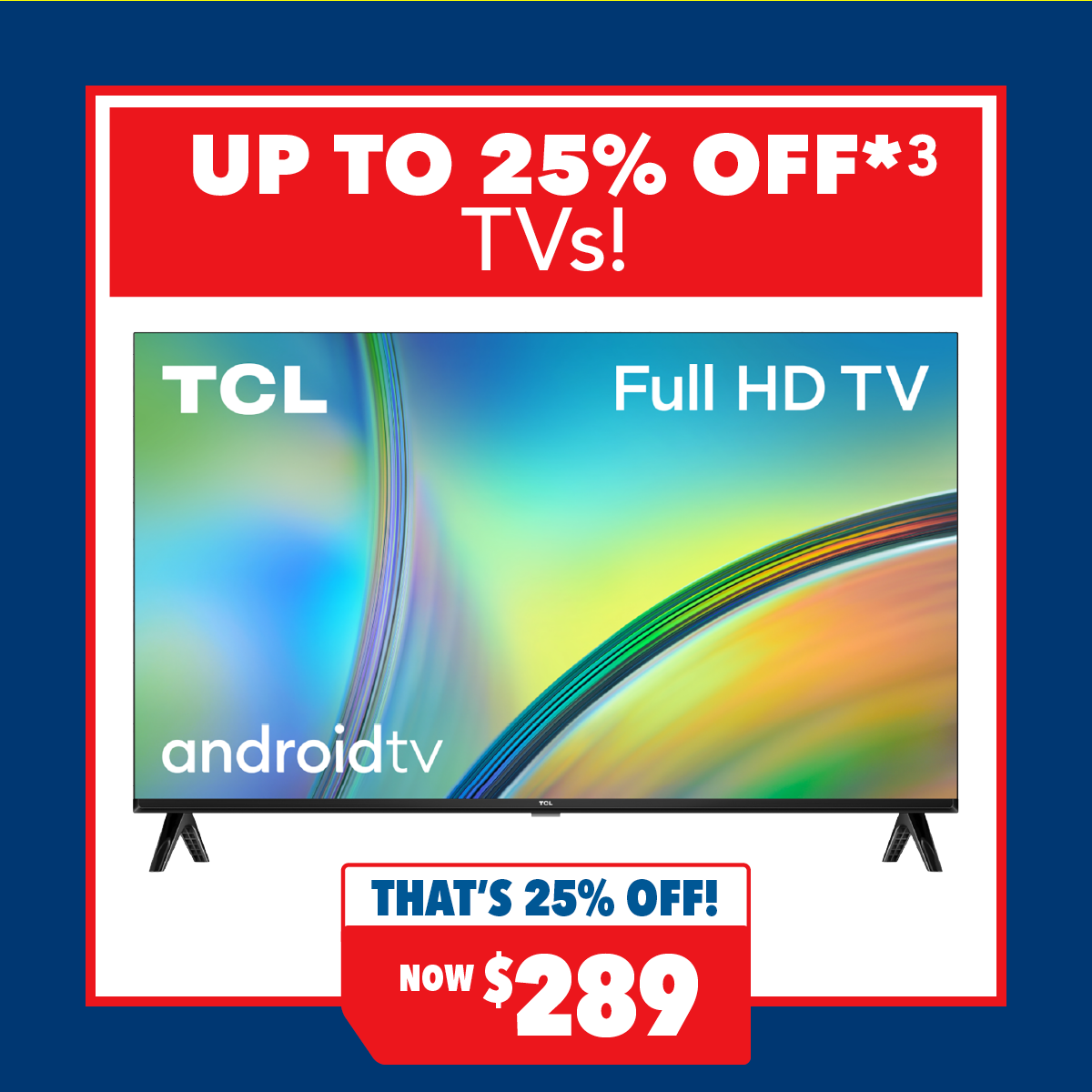 TCL 32" Smart LED TV with Android TV OS