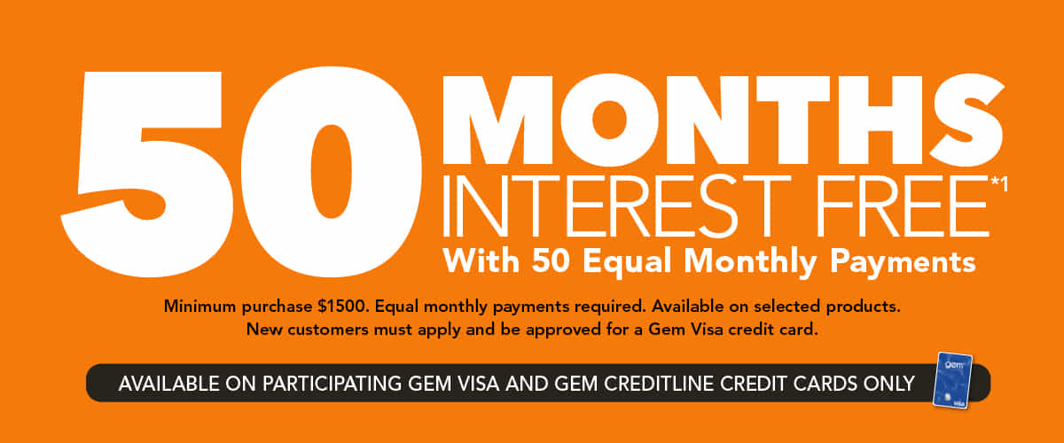 50 Months Interest Free