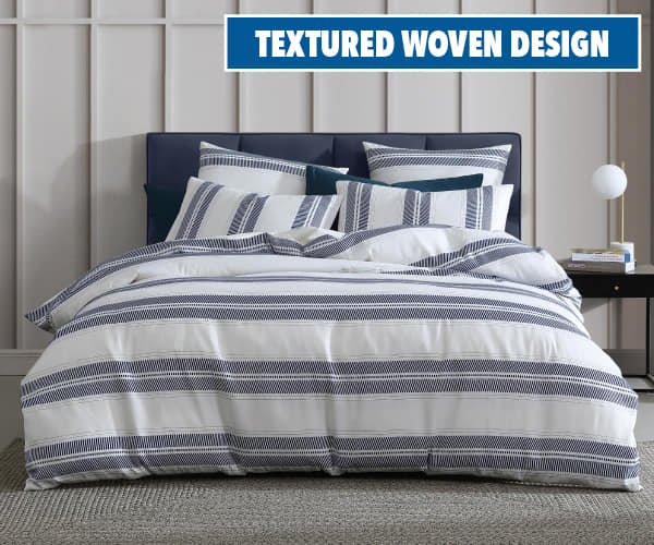 'Cadet Navy' Duvet Cover Set by Platinum