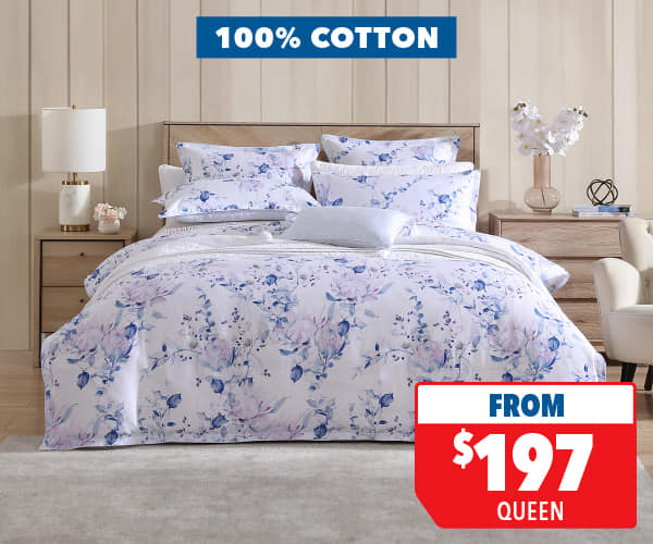 'Millicent Chambray' Duvet Cover Set by Private Collection