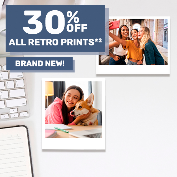 30% off All Retro Prints*²