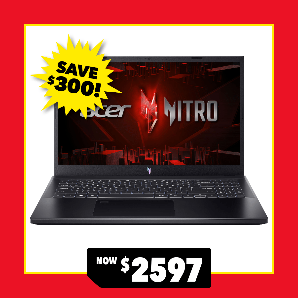 Acer Nitro V 15.6" Gaming Laptop - Intel Core i9