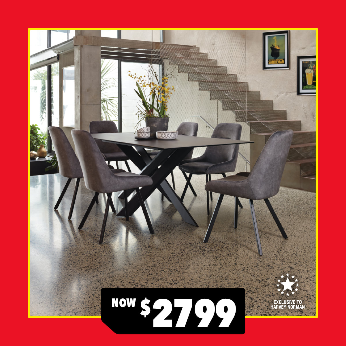 'Alumina' 7-Piece Dining Suite