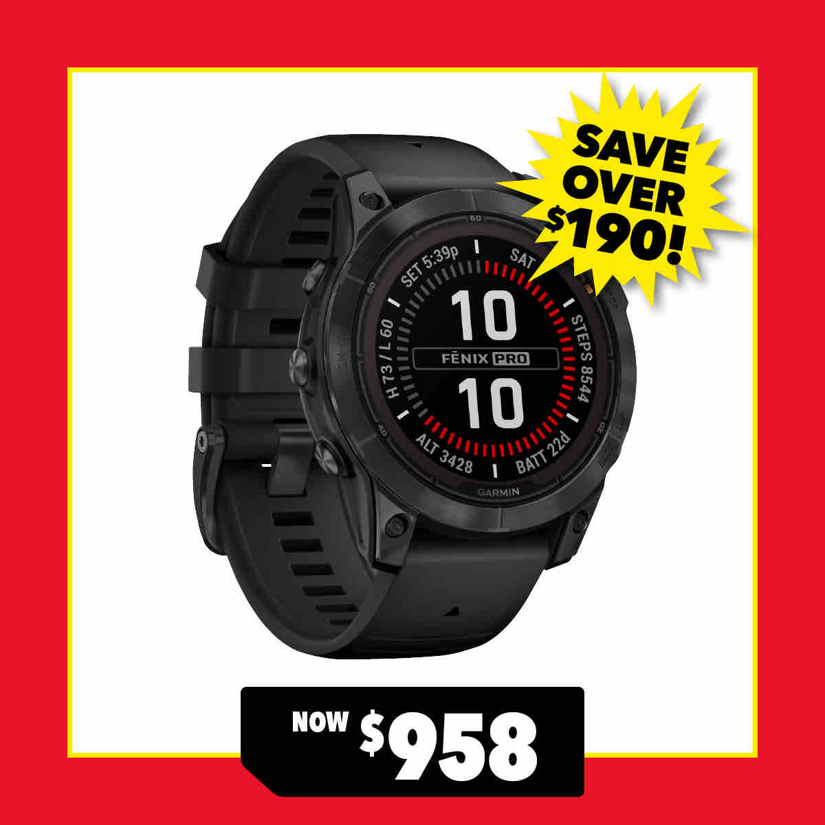 Garmin Fenix 7 Pro Smartwatch - 47mm