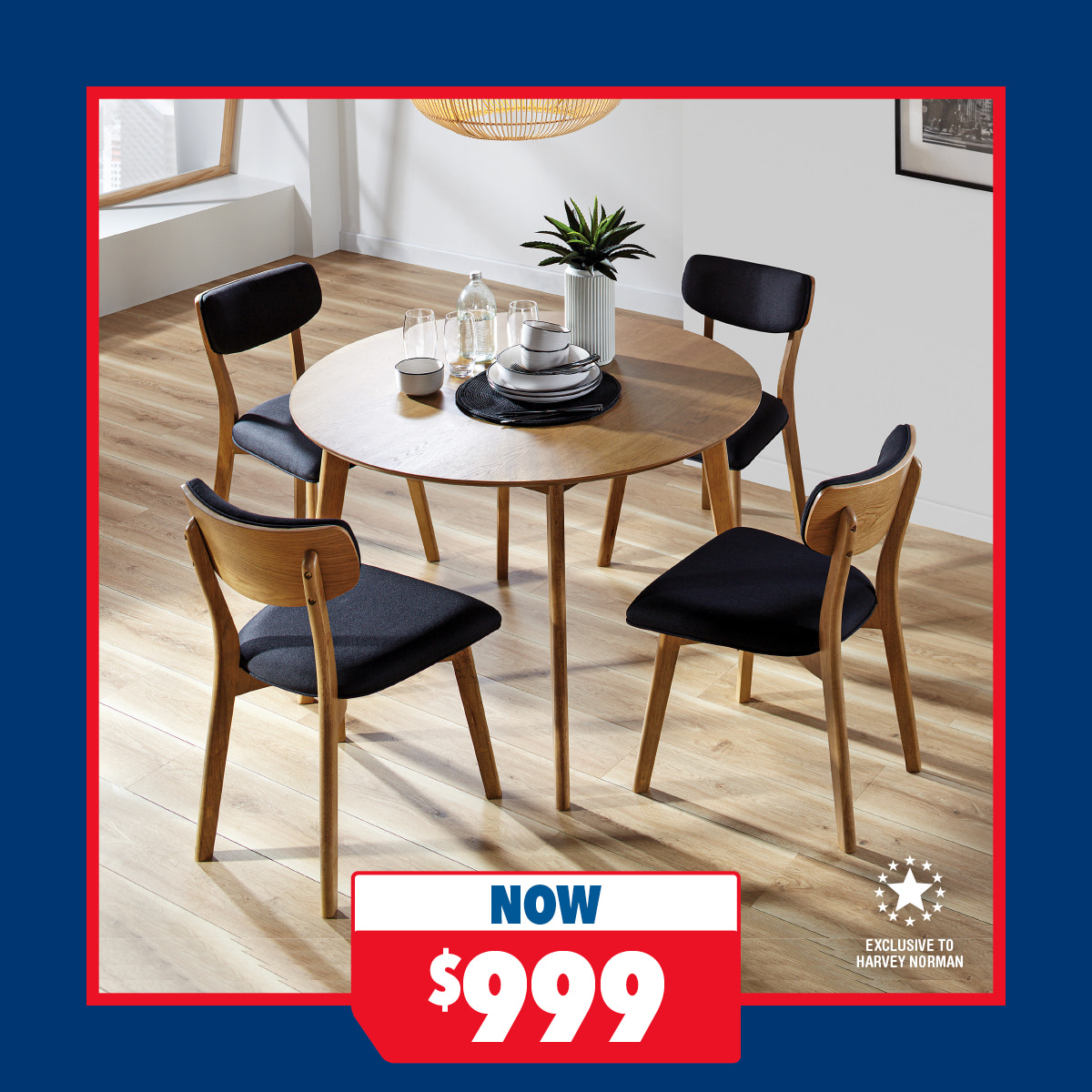 Lexi 5-Piece Dining Suite