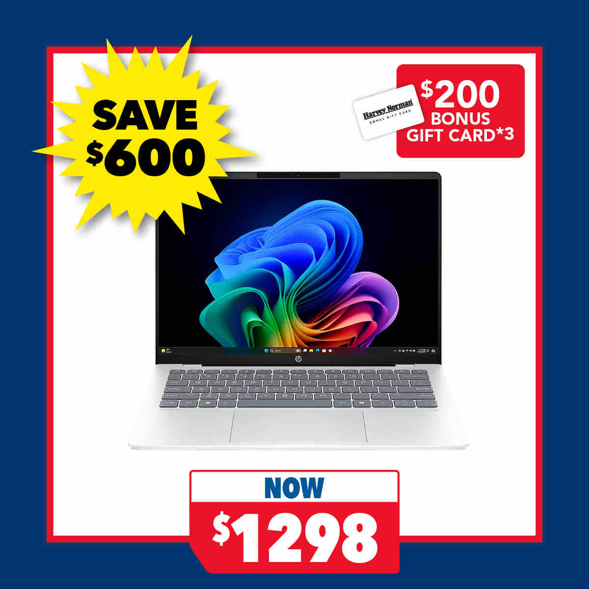 HP OmniBook 5 14" Copilot+ PC - Snapdragon X