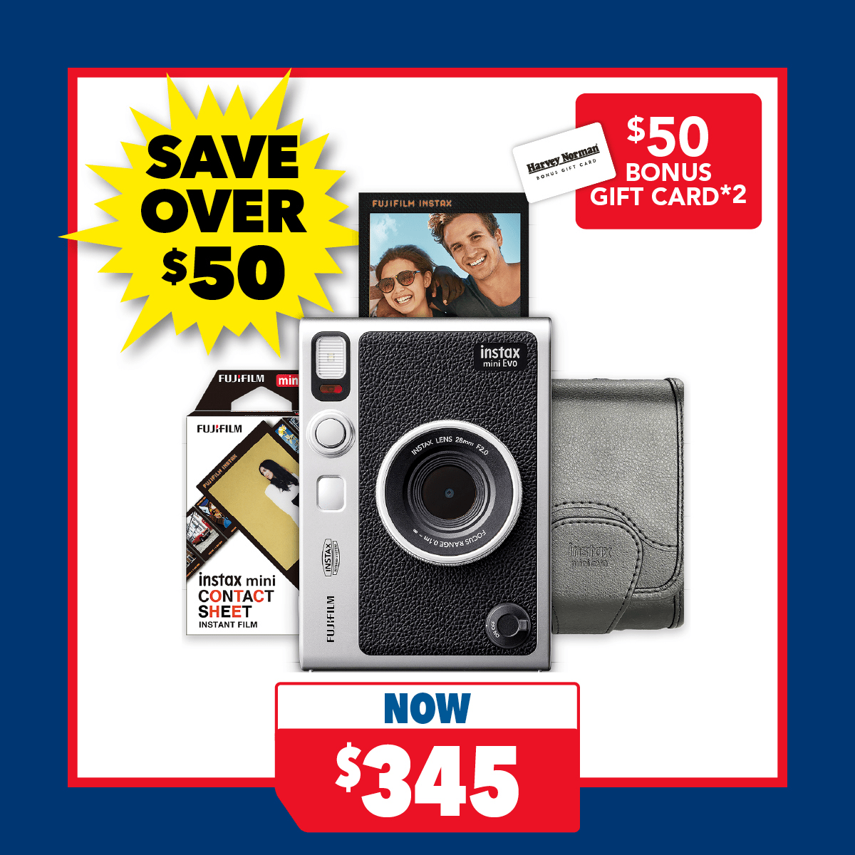 Instax Mini Evo Instant Film Camera (2025 Limited Edition Gift Pack)