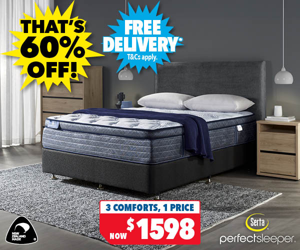 Blue Lagoon Queen Mattress by Serta