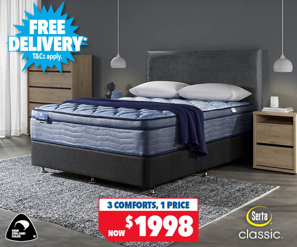 Brecon Queen Mattress with Base by Serta