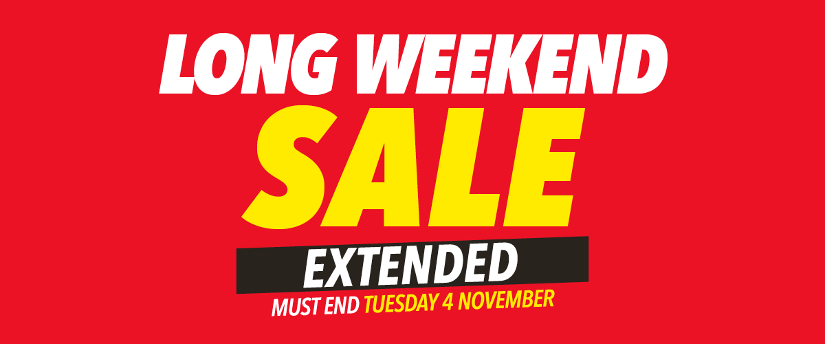 Long Weekend Sale Extended