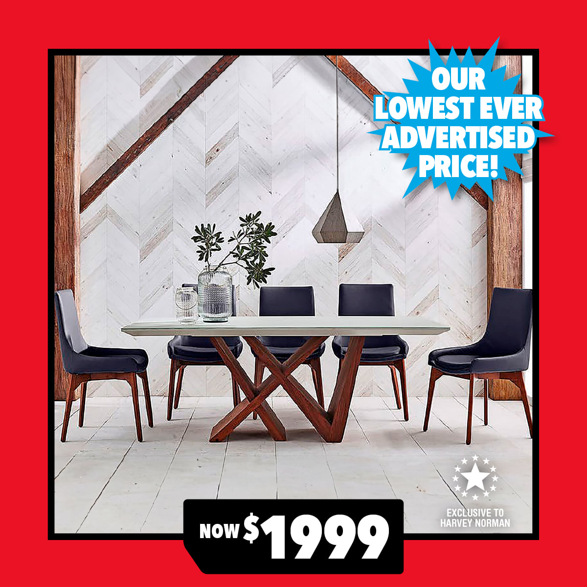 Moderna 7-Piece Dining Suite