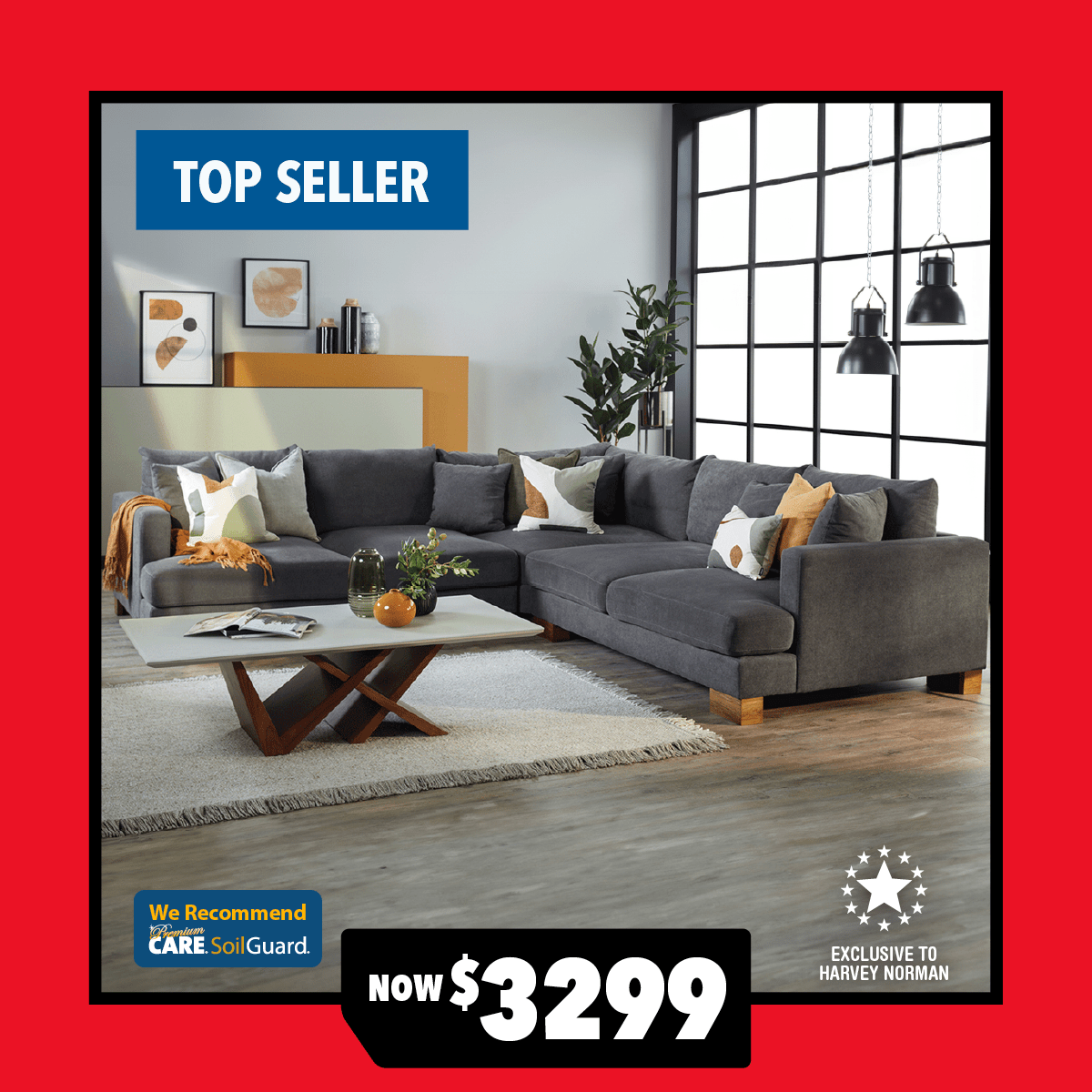 Monte Carlo Fabric Corner Lounge Suite