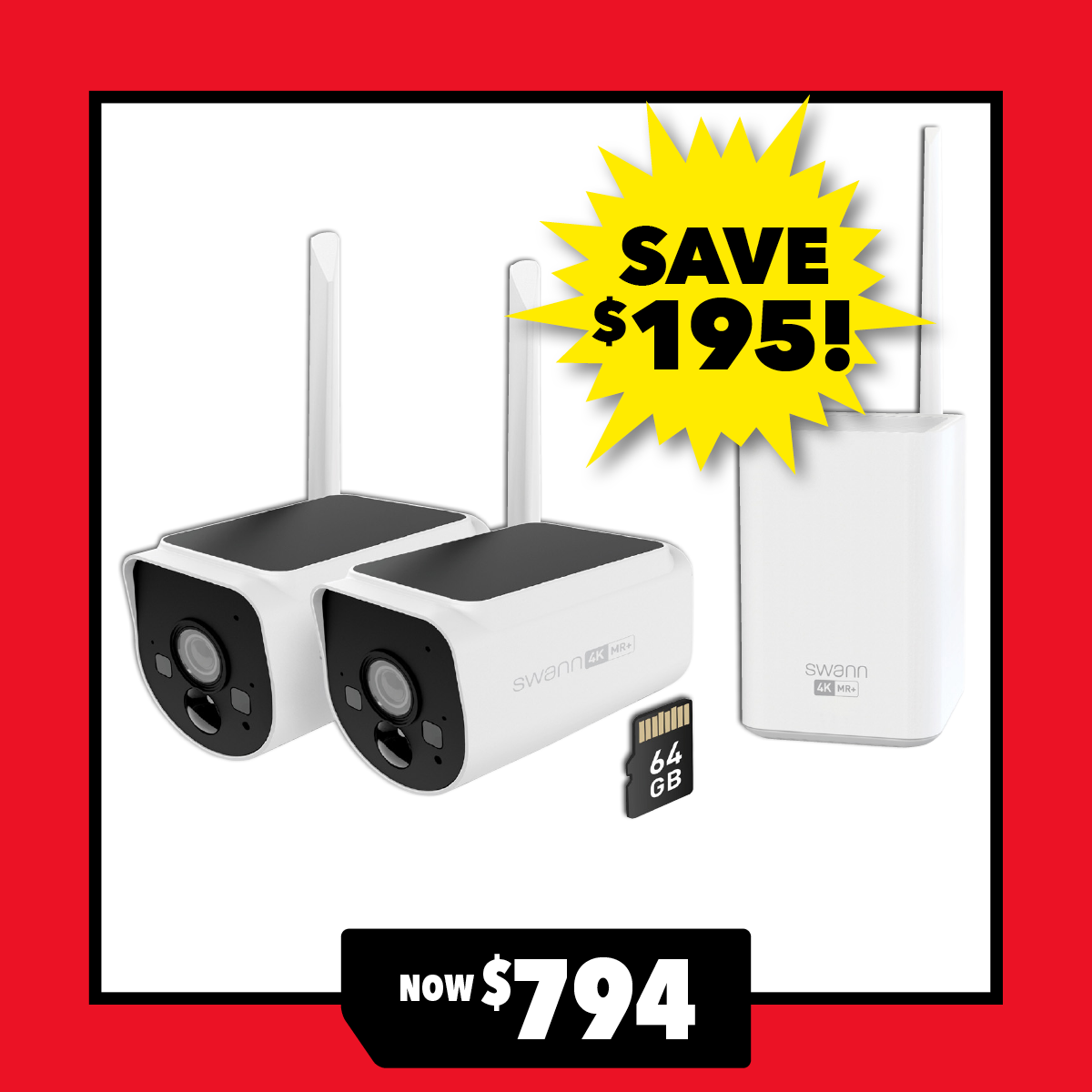 Swann MaxRanger Security System - 2x Cameras