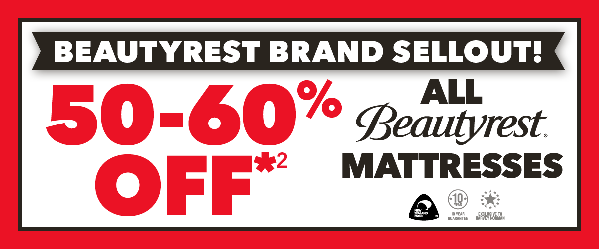 50-60% off All Beautyrest Mattresses