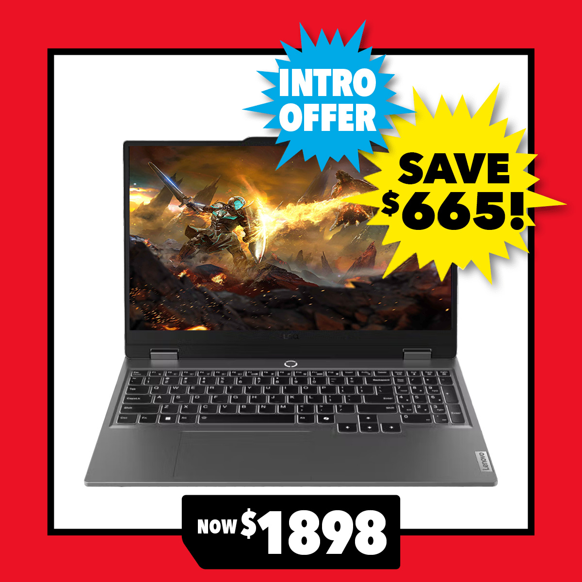 Lenovo LOQ 15.6" Gaming Laptop - Intel Core i7