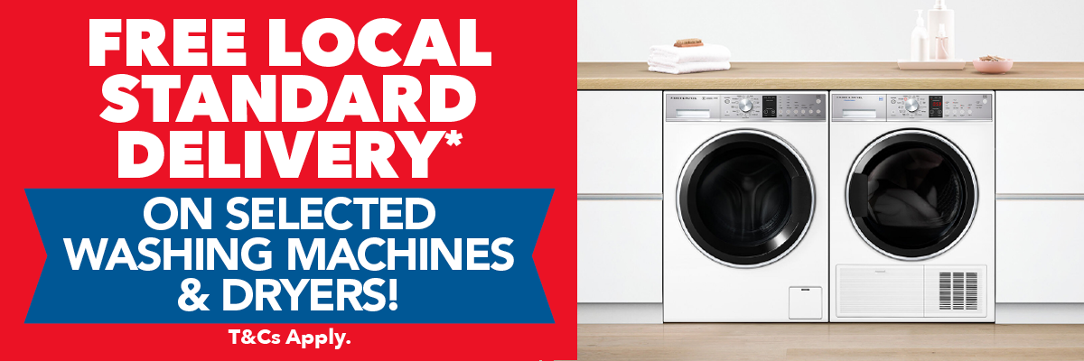 Free Delivery On Washing Machine & Dryers