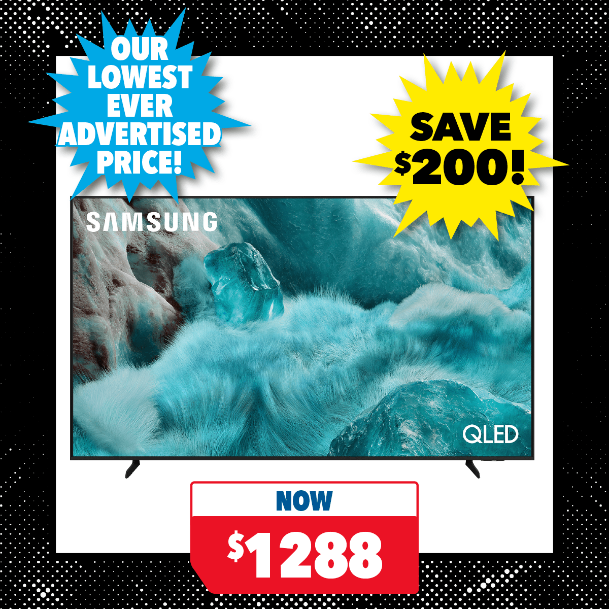 Samsung 65" Smart 4K QLED AI TV with Tizen OS