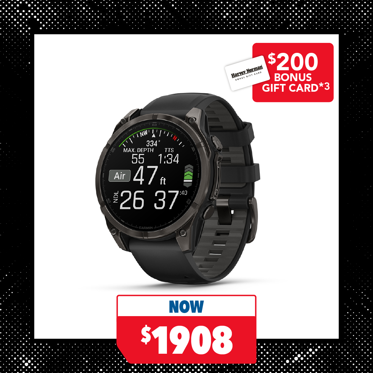 Garmin Fenix 8 Sapphire AMOLED Edition - 47mm