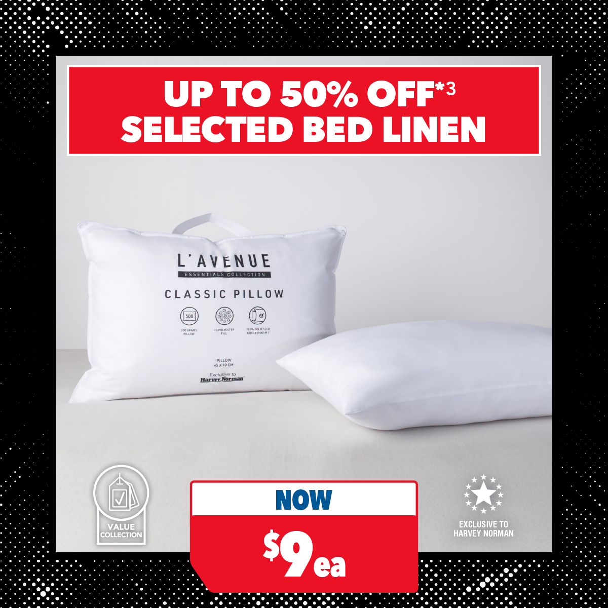 Classic Soft Pillow by L'Avenue