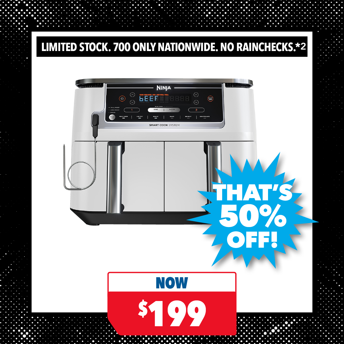 Ninja Foodi Max XXXL Smart Dual Zone 9.5L Air Fryer