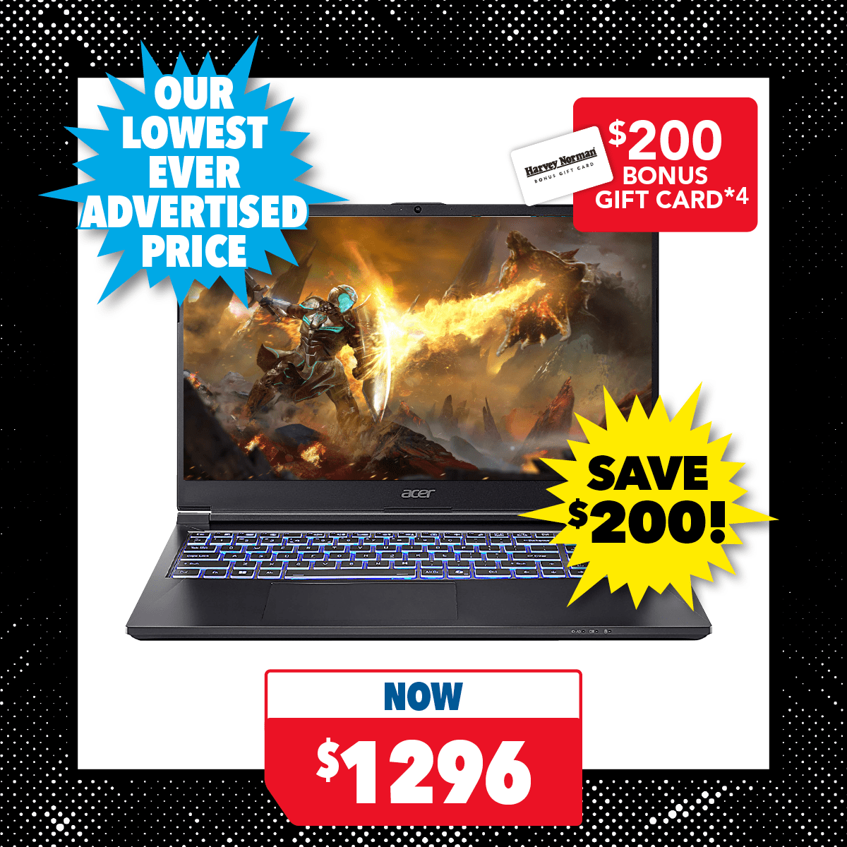 Acer Aspire 7 15.6" Gaming Laptop - Intel Core i7