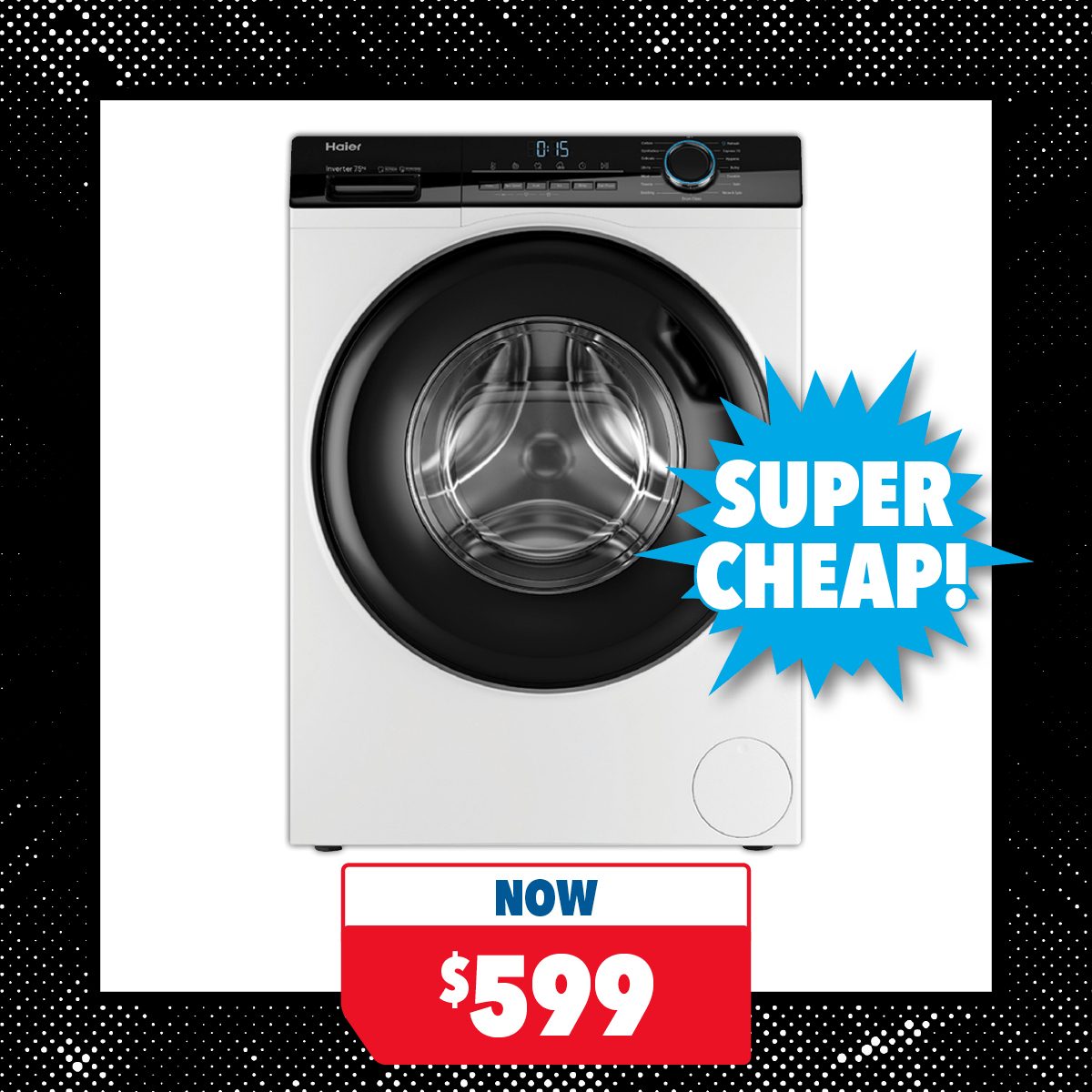 Haier 7.5kg Front Loader Washing Machine