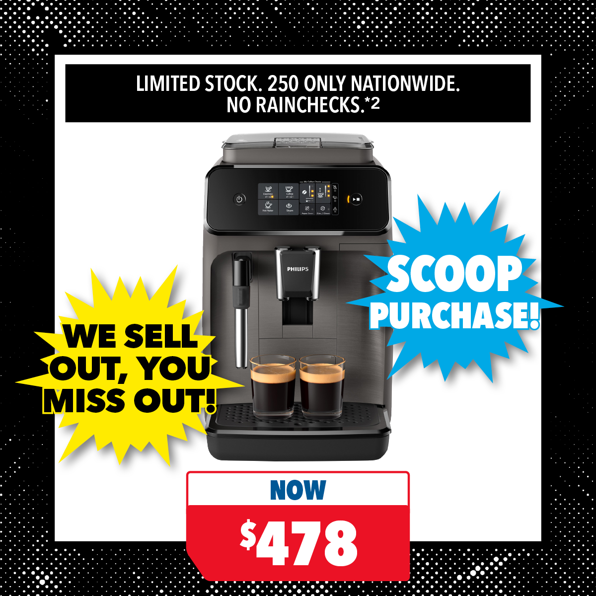 Philips 1200 Series Fully Auto Coffee Machine