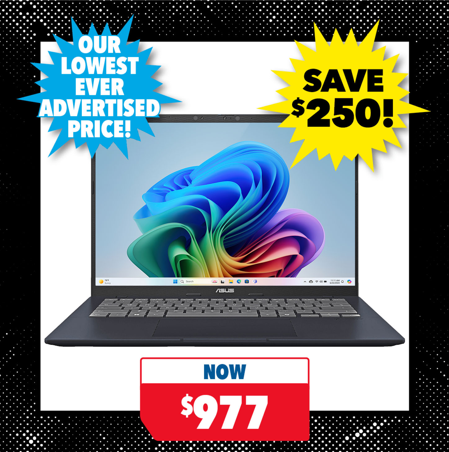 Asus Vivobook 14" Copilot+ PC - Snapdragon X