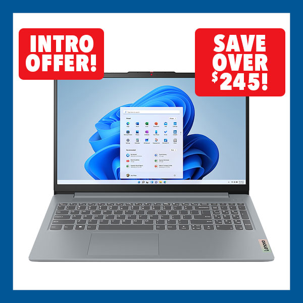 Lenovo IdeaPad Slim 3i (8th Gen) 15.6" Laptop - Intel N100