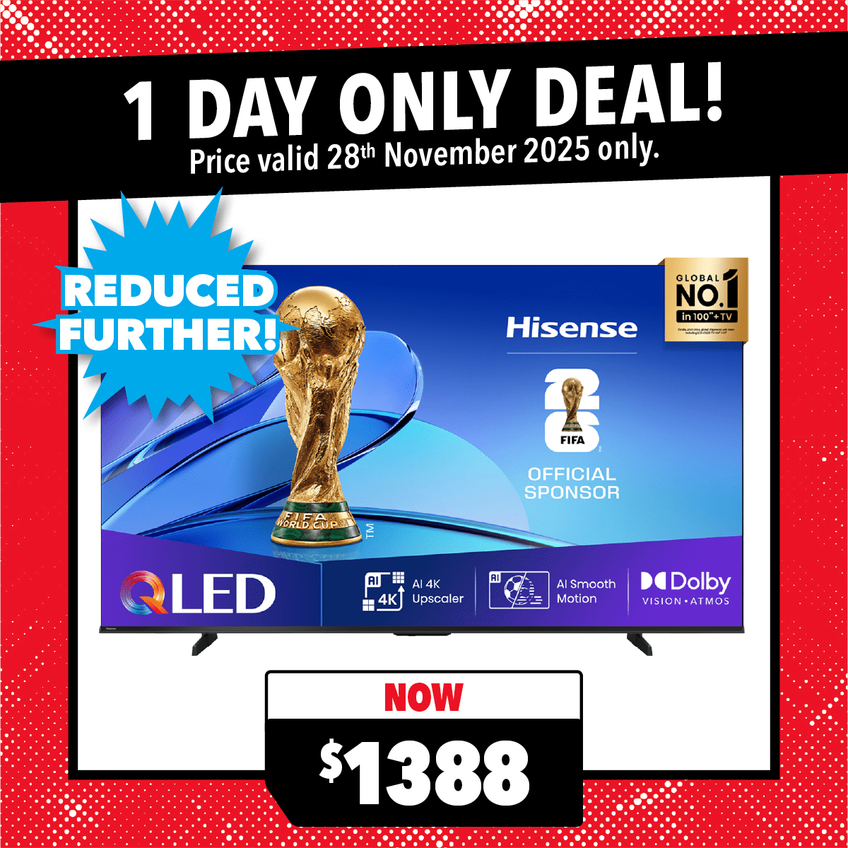 Hisense 75" Q6QNZ Smart 4K QLED TV