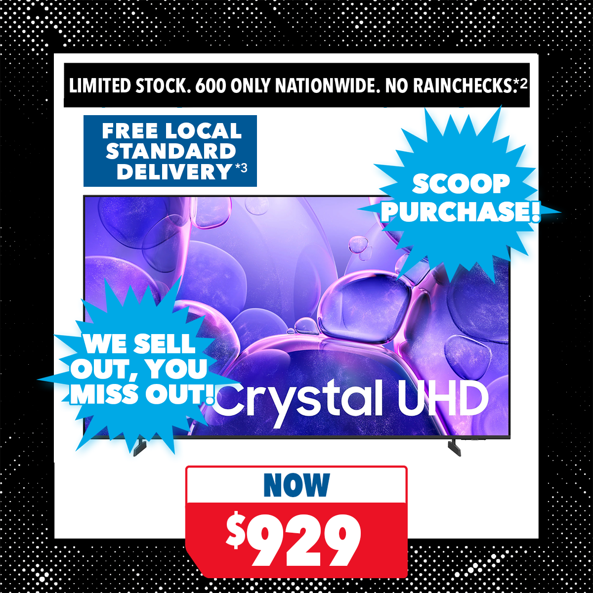 Samsung 65" U8500F Smart 4K UHD TV