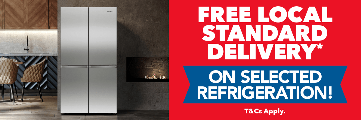 Free Local Delivery* on Selected Refrigeration