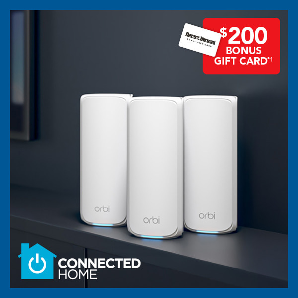 Netgear Orbi RBE773 BE11000 Tri-Band Mesh Wi-Fi 7 System - 3-Pack