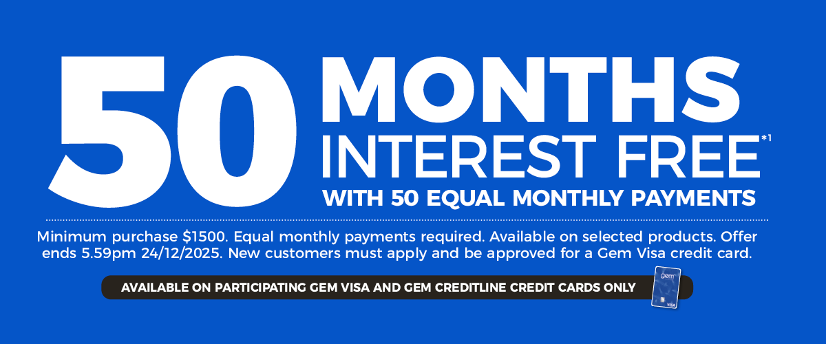 50 months Interest Free