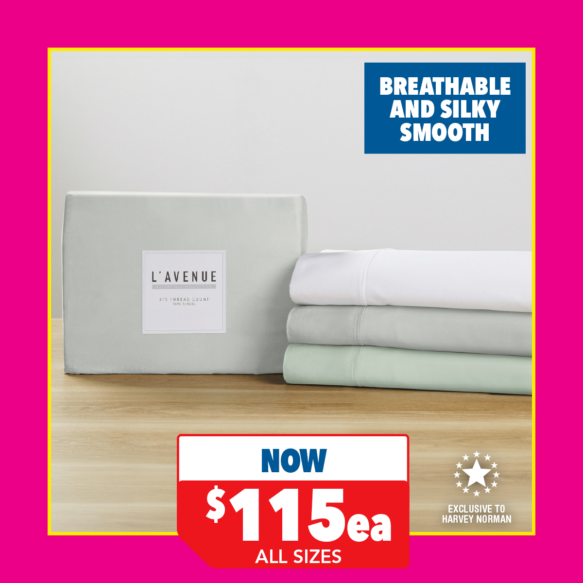 375TC Tencel Sheet Set by L'Avenue