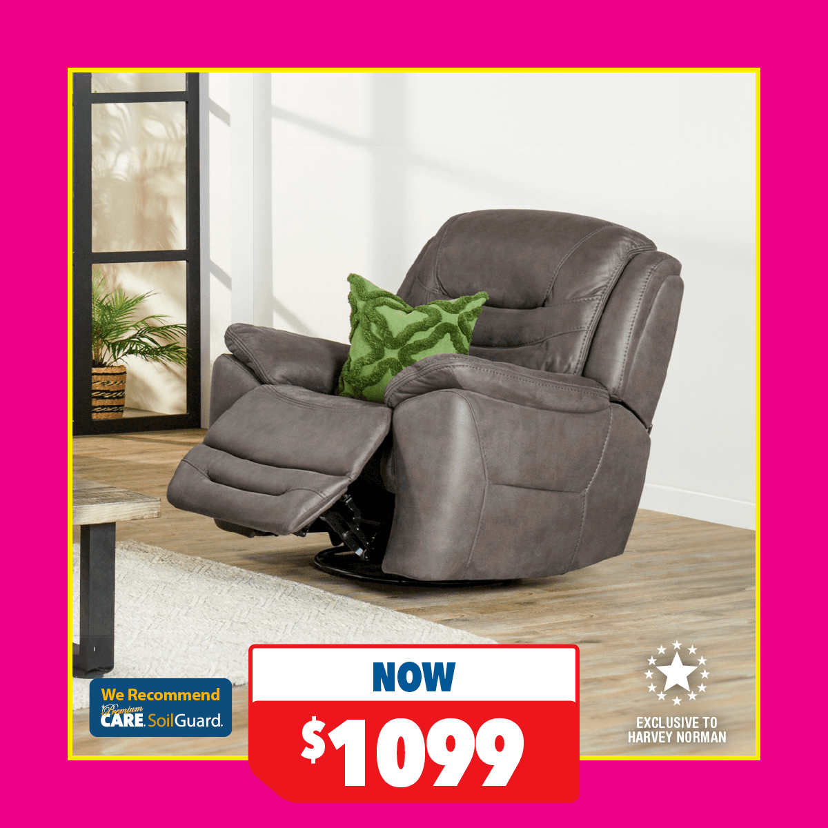 Bundaberg Fabric Electric Recliner Chair