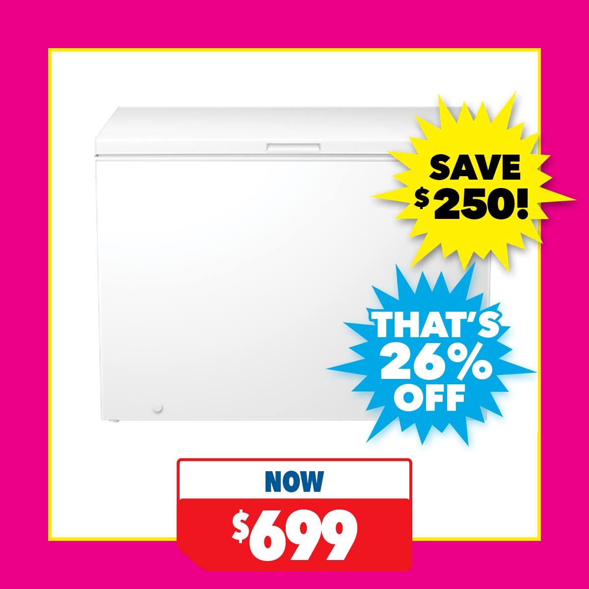 Westinghouse 300L Chest Freezer