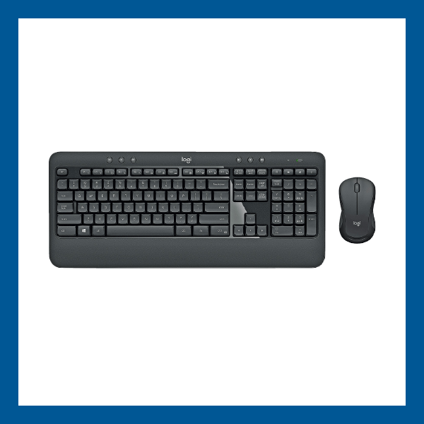 Logitech MK540 Advanced Wireless Keyboard & Mouse Combo with Palm Rest