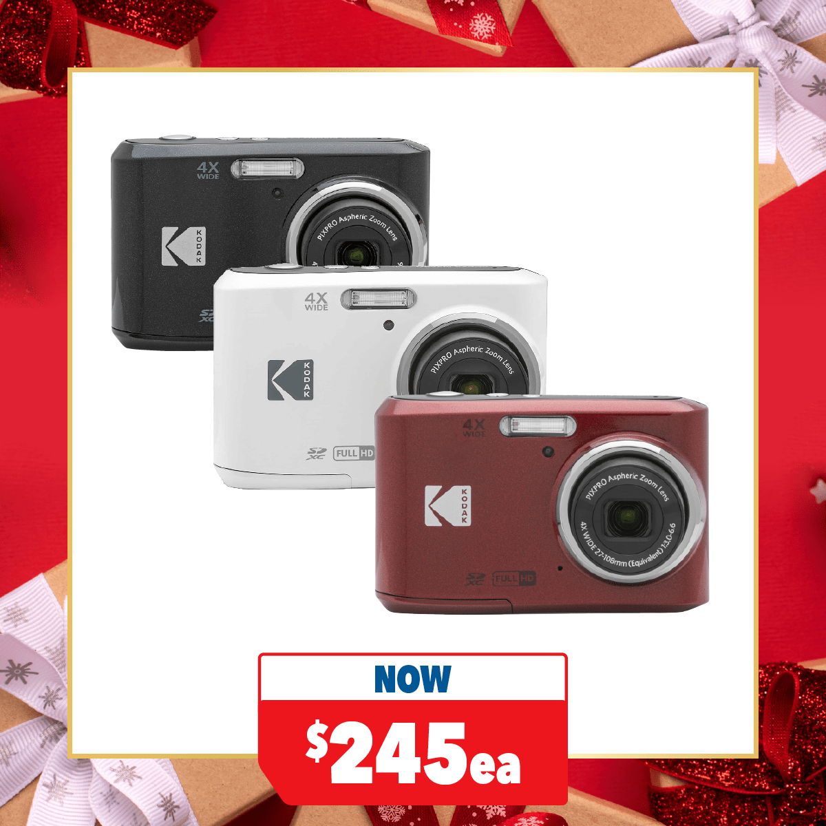 Kodak Pixpro FZ45 Digital Zoom Camera 