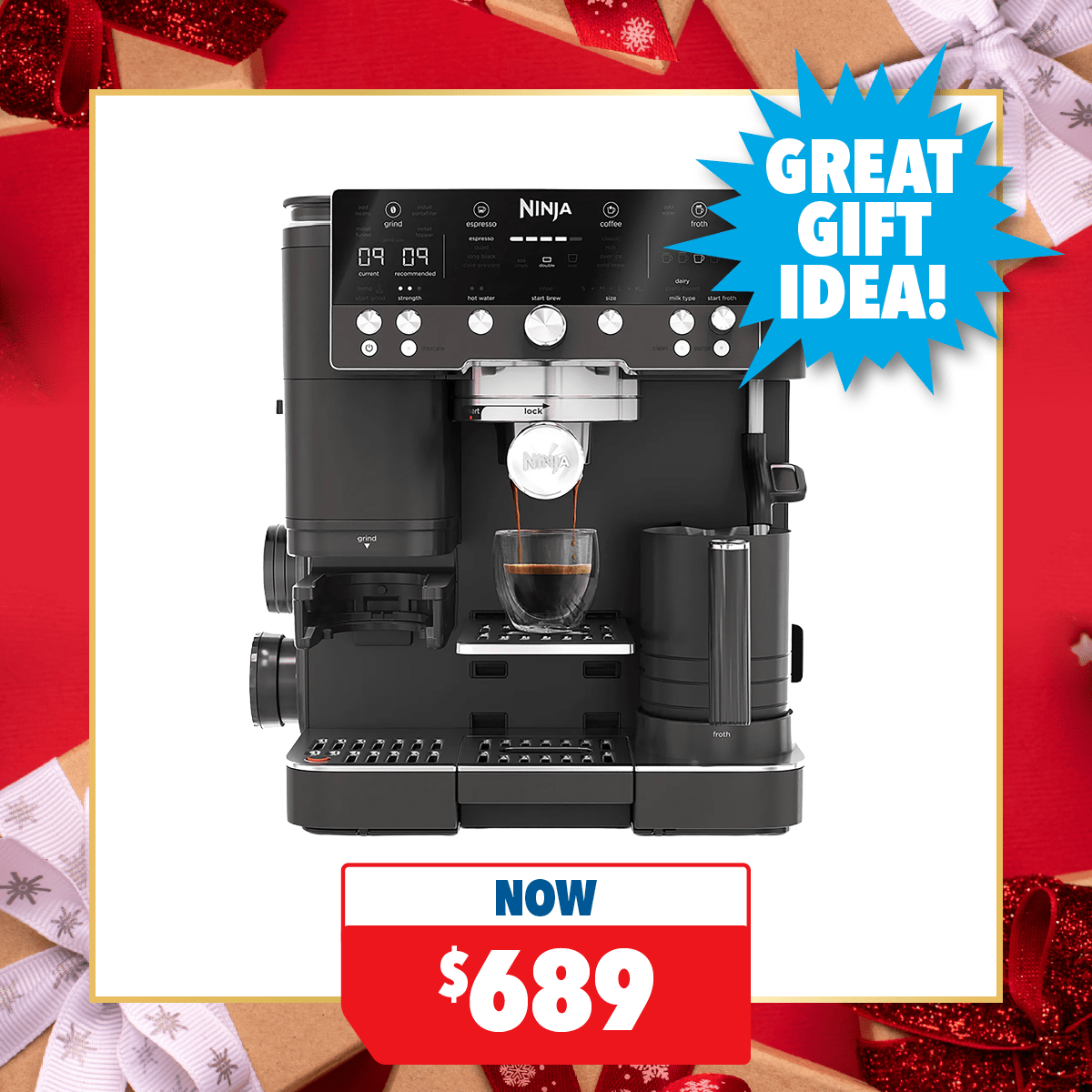 Ninja Luxe Cafe Premier Manual Espresso Machine